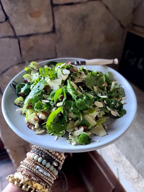 healthy green apple salad