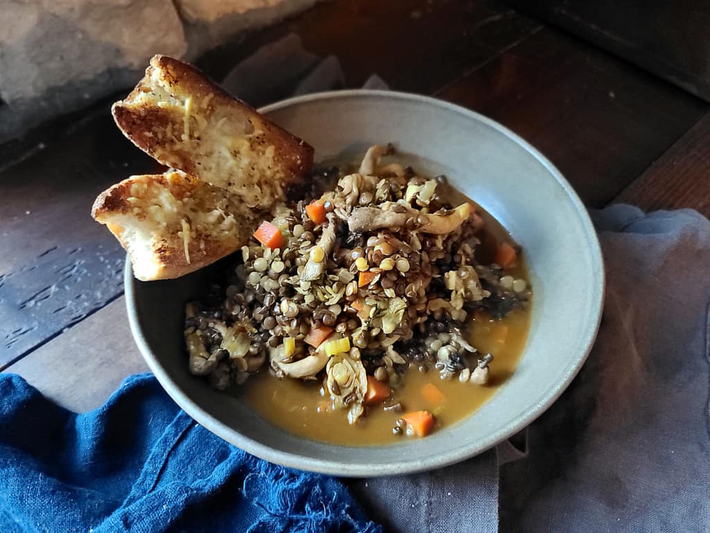 easy mediterranean lentil soup