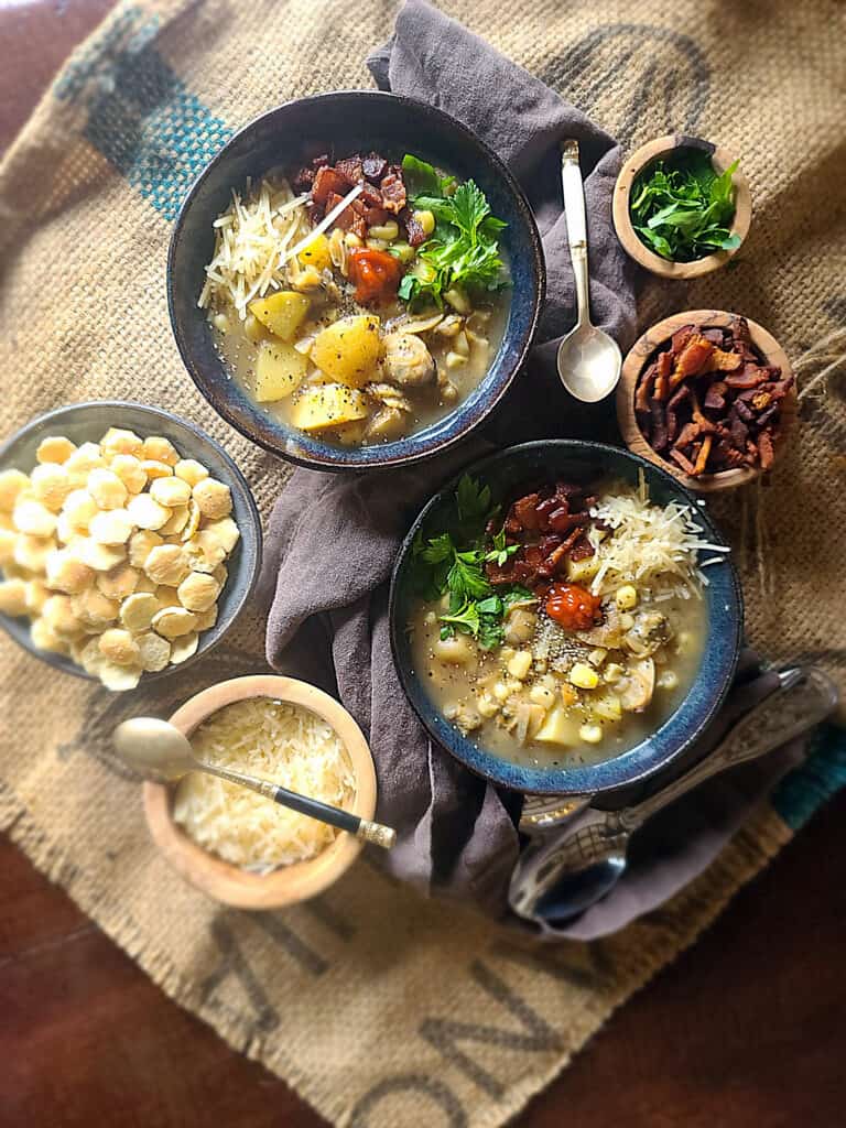 Easy Clam Chowder - Barefeet in the Kitchen