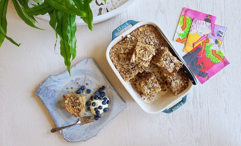 Use Store-Bought Granola for an Easy Crumb-Topped Blueberry Cake | Bon  Appétit