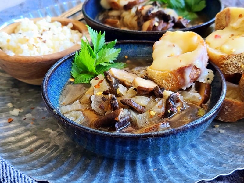 French Onion Mushroom Soup