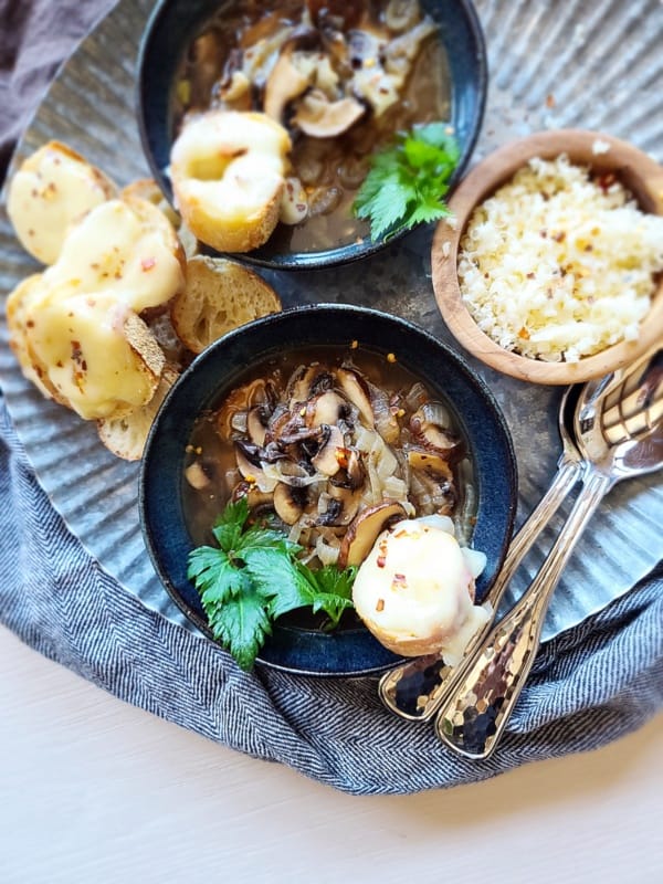 French Onion Mushroom Soup