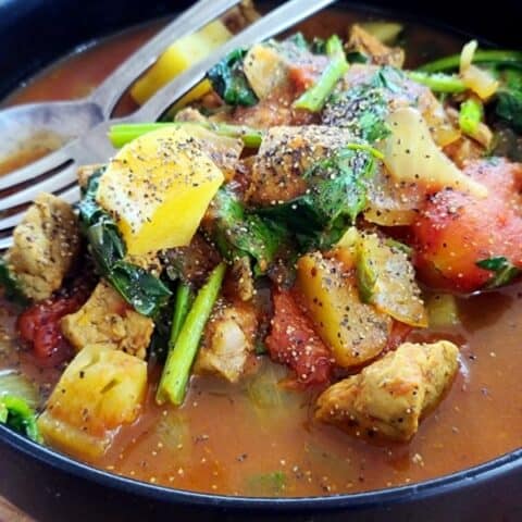 Easy Pork Curry and Potatoes