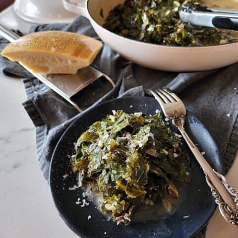 Italian Parmesan Collards