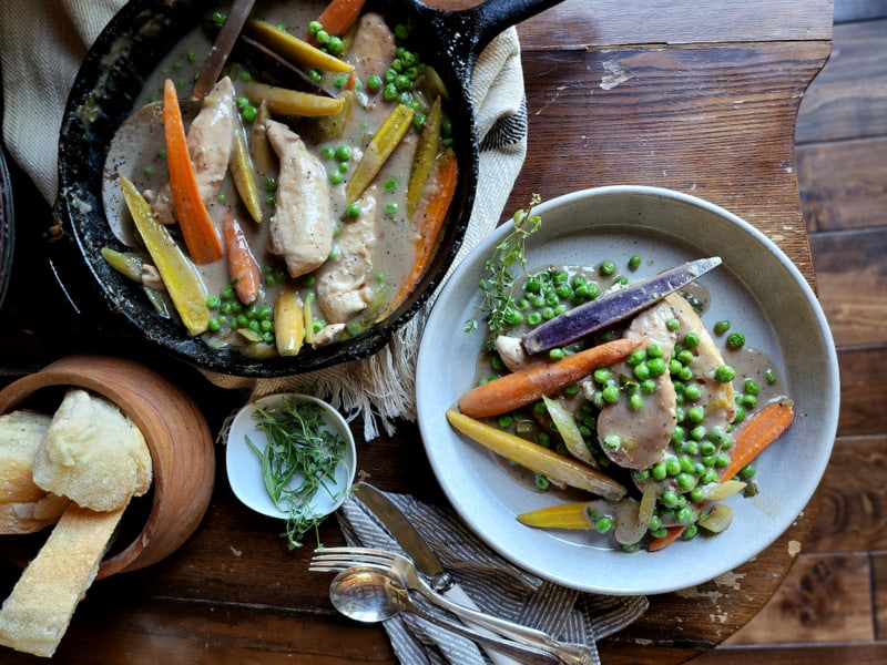 The Best Healthy Chicken Pot Pie