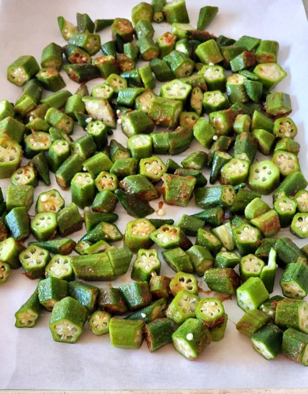 Spiced Okra and Tomatoes