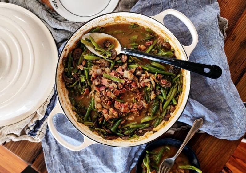 The Best Healthy Green Bean Casserole