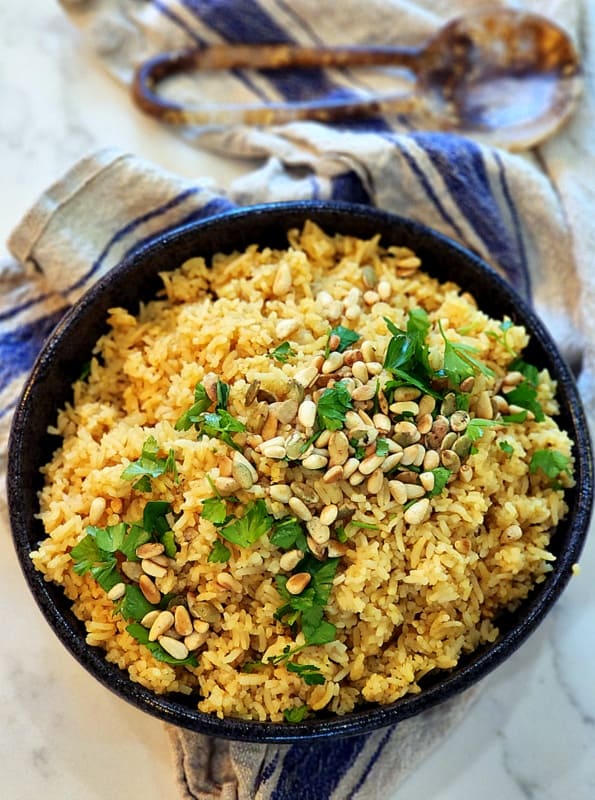 Butternut Squash Saffron Rice