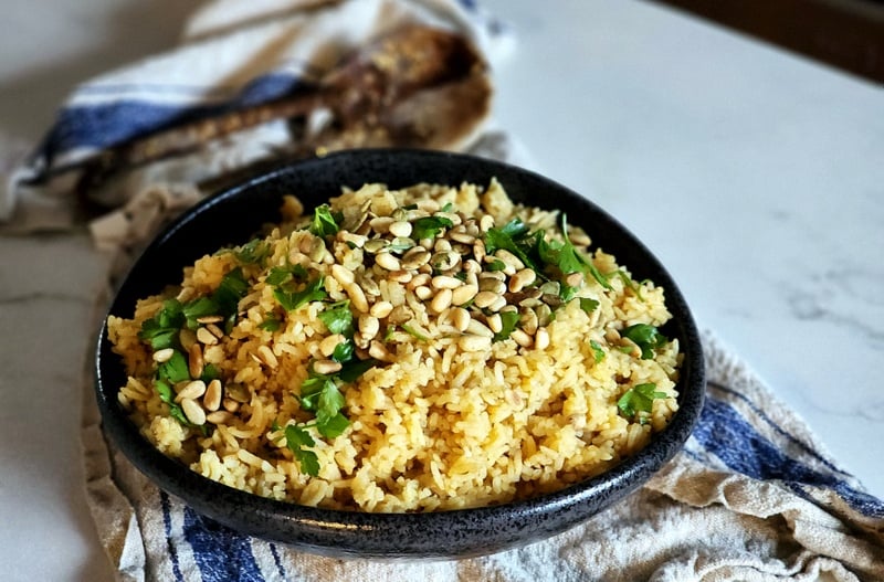 Butternut Squash Saffron Rice