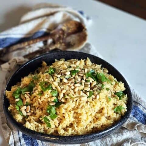 Butternut Squash Saffron Rice