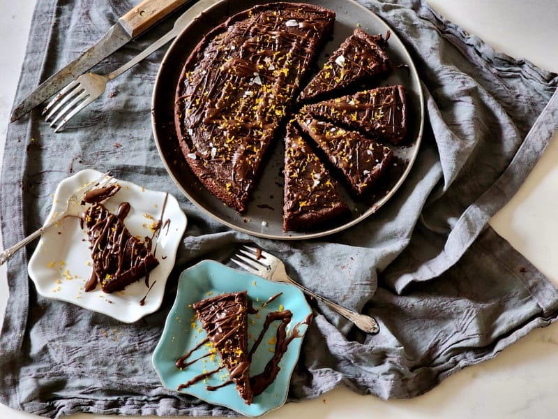 Vegan and Gluten Free Hot Chocolate Cake