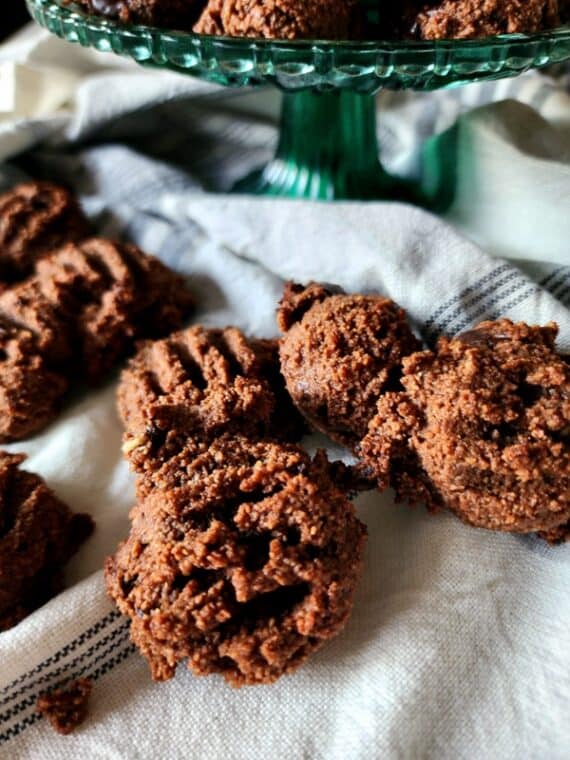 The Best Chocolate Cookie Bites GF chocolate cookies GF