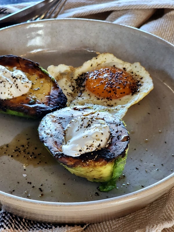 charred avocado