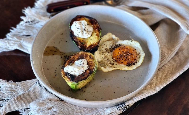 charred avocado