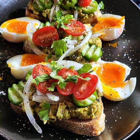 Smashed Avocado Toast - The Home Cook's Kitchen