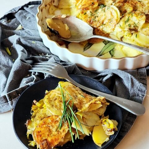 Potato and Leek Gratin