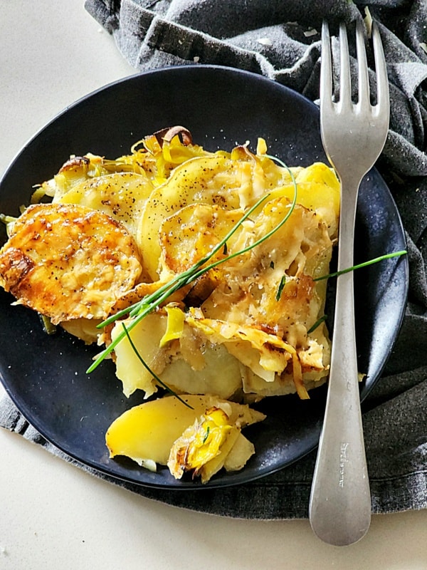 Potato and Leek Gratin