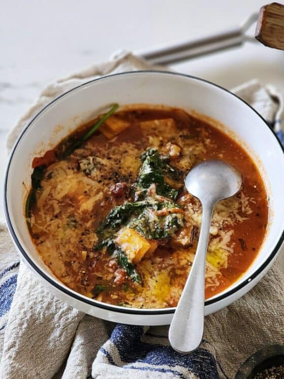 Meatless Italian The Best Meatless Italian Potato Soup | Italian soup | easy soups