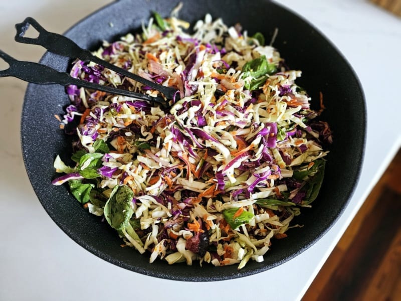 Mediterranean Cabbage Slaw