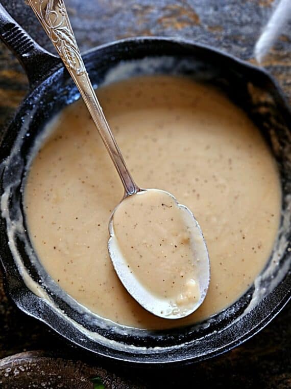 Silky Bone Broth Gravy bone broth gravy easy gravy recipe