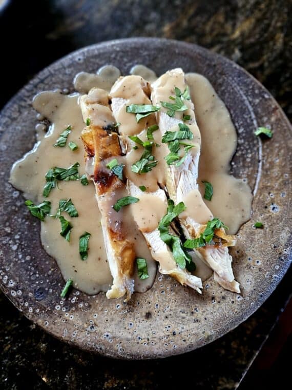 Silky Bone Broth Gravy bone broth gravy easy gravy recipe