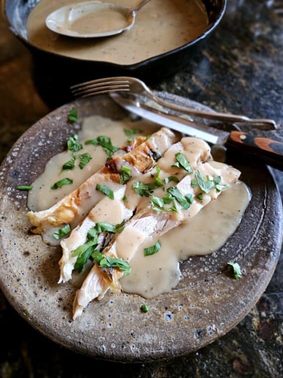 Silky Bone Broth Gravy bone broth gravy easy gravy recipe