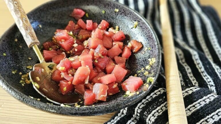 Quick Tuna Sashimi | tuna sashimi | sashimi | tuna recipes