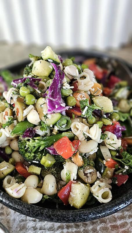 Mediterranean pasta salad