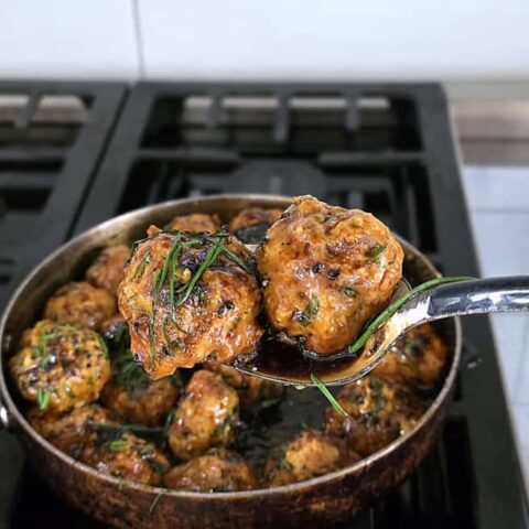 honey garlic meatballs
