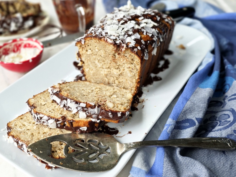 coconut protein bread