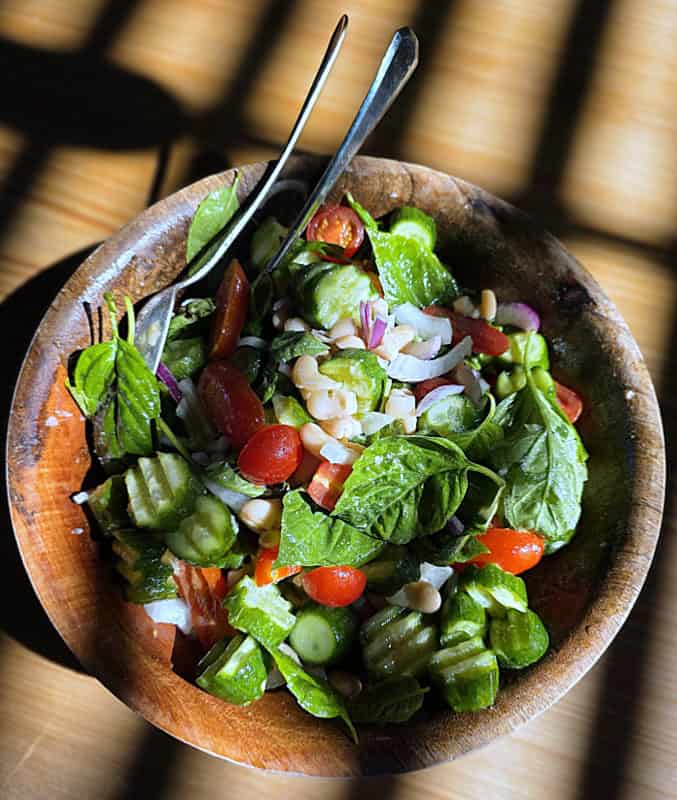 Mediterranean Cucumber Salad