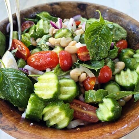 Mediterranean Cucumber Salad