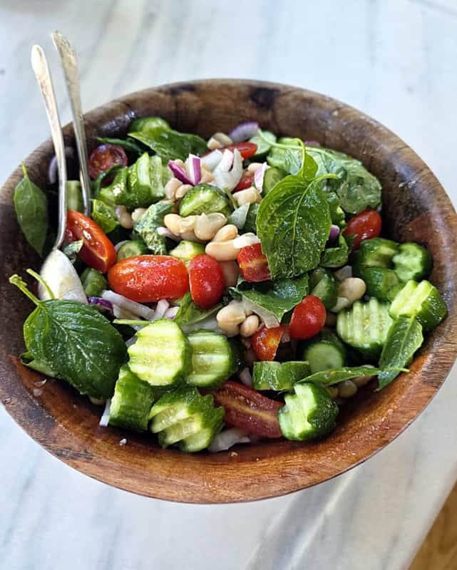 Mediterranean Cucumber Salad