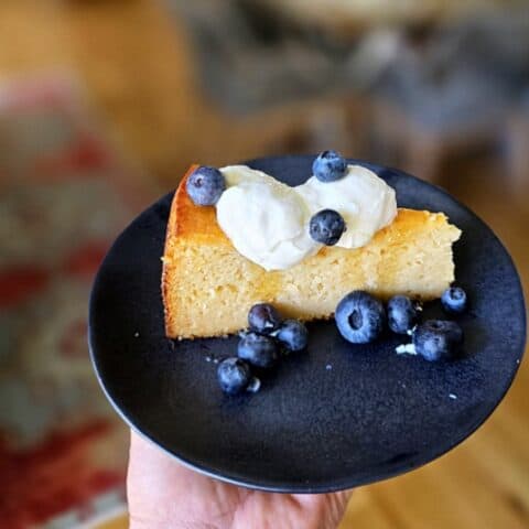 LEMON ricotta cake